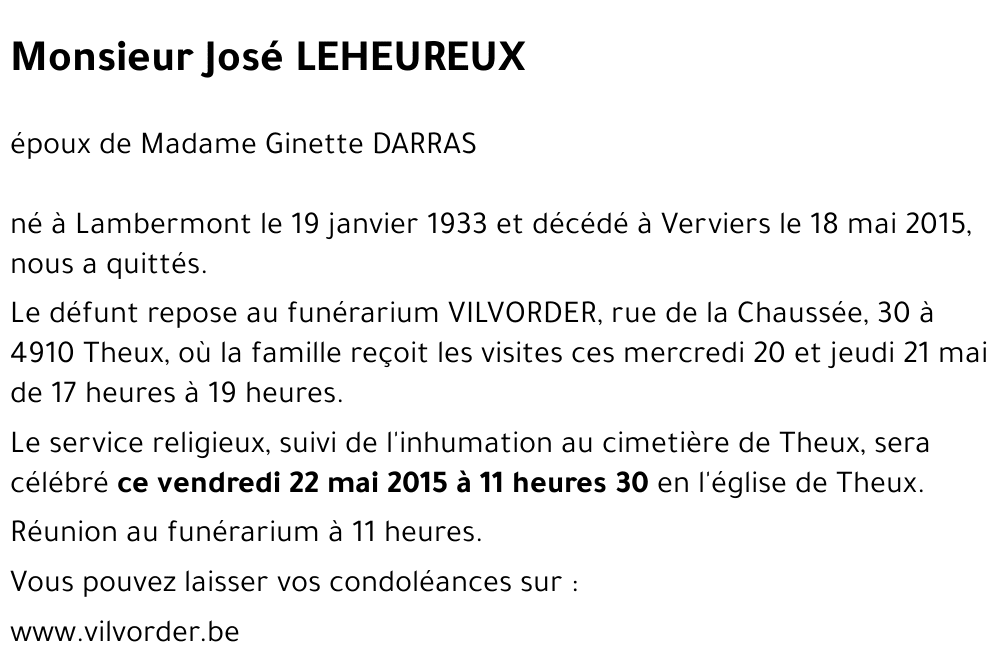 José LEHEUREUX