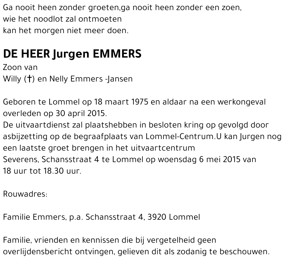 Jurgen Emmers