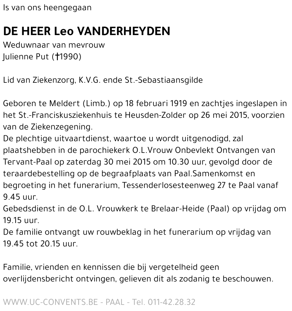 Leo Vanderheyden