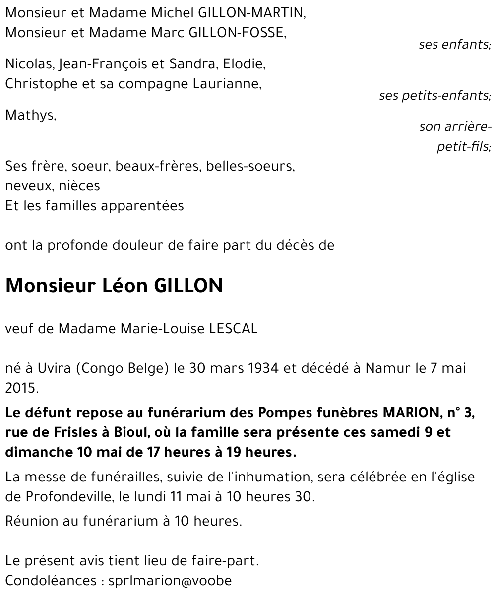 Léon GILLON
