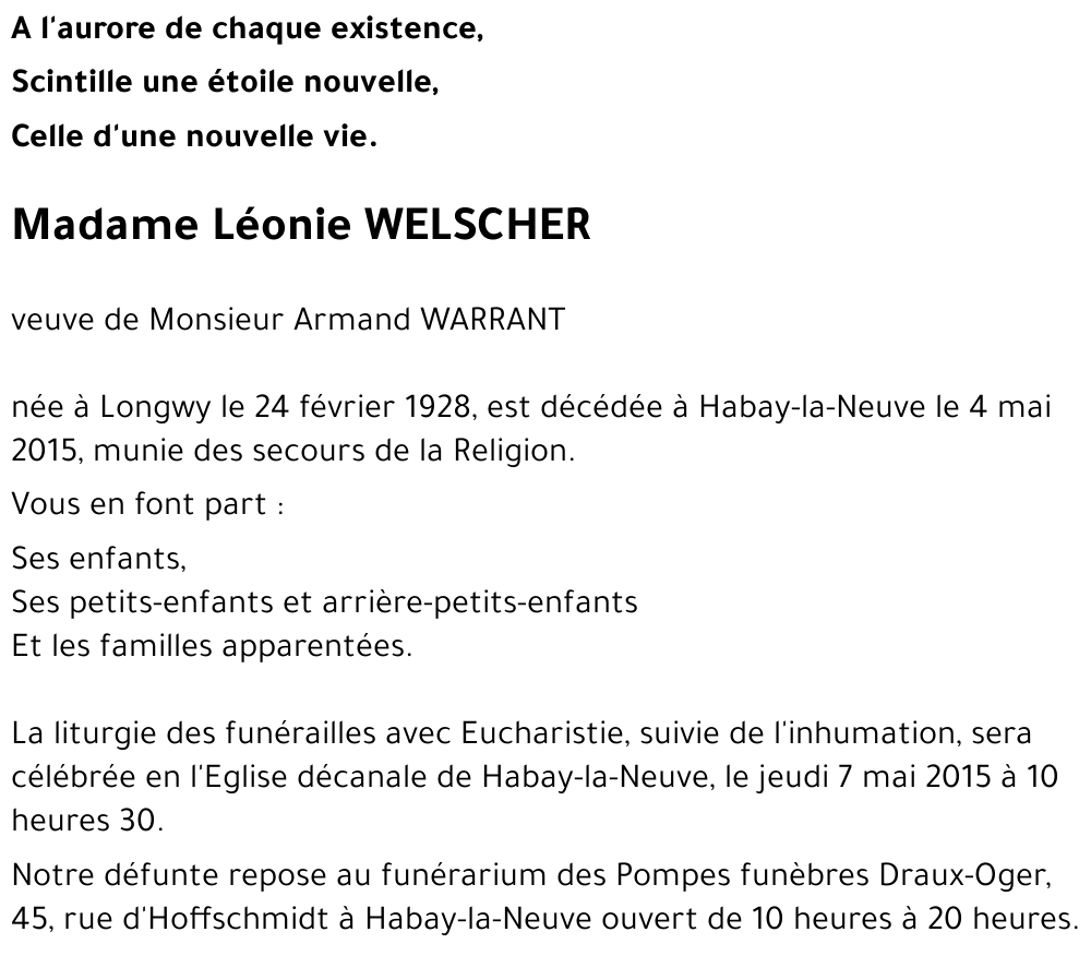 Léonie Welscher