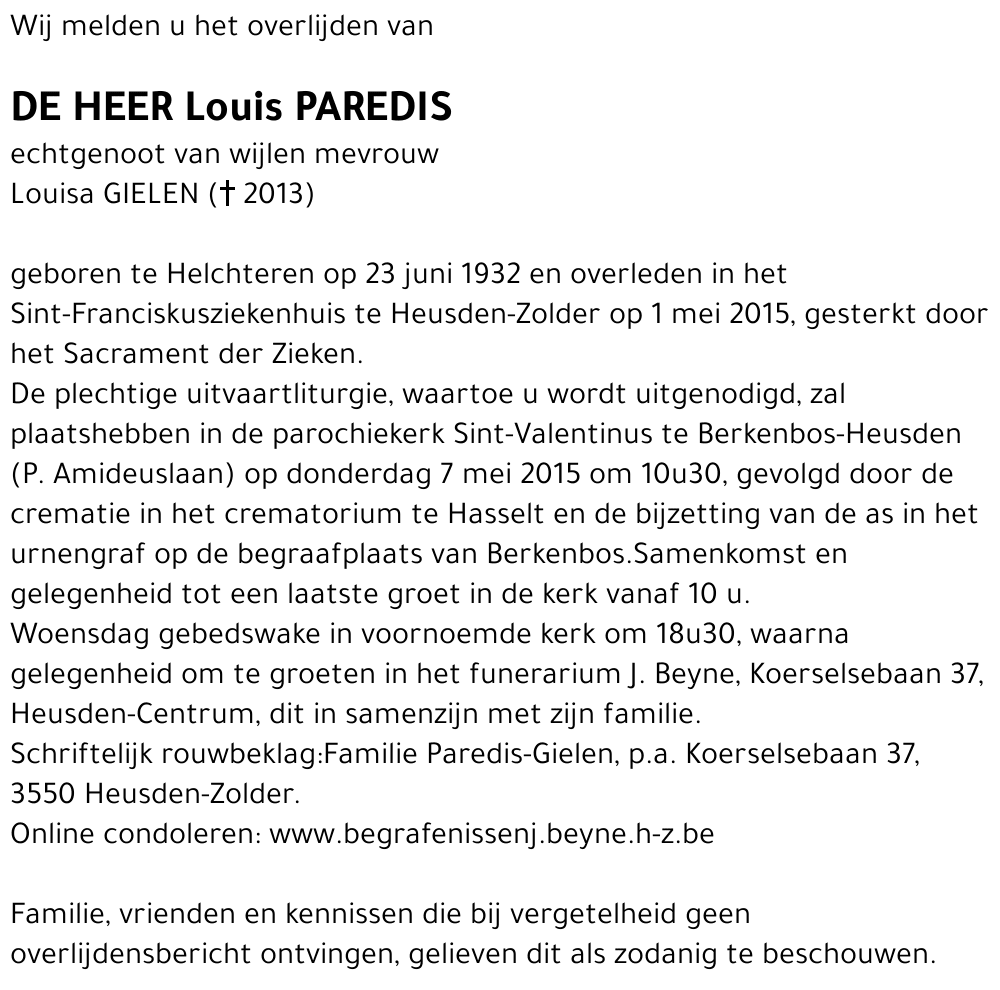 Louis Paredis
