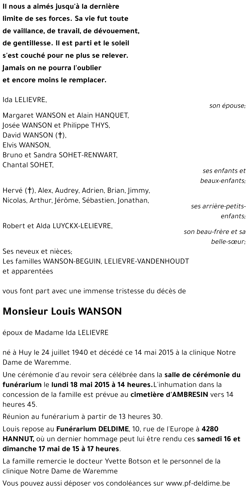 Louis WANSON