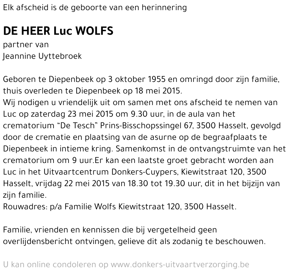 Luc Wolfs