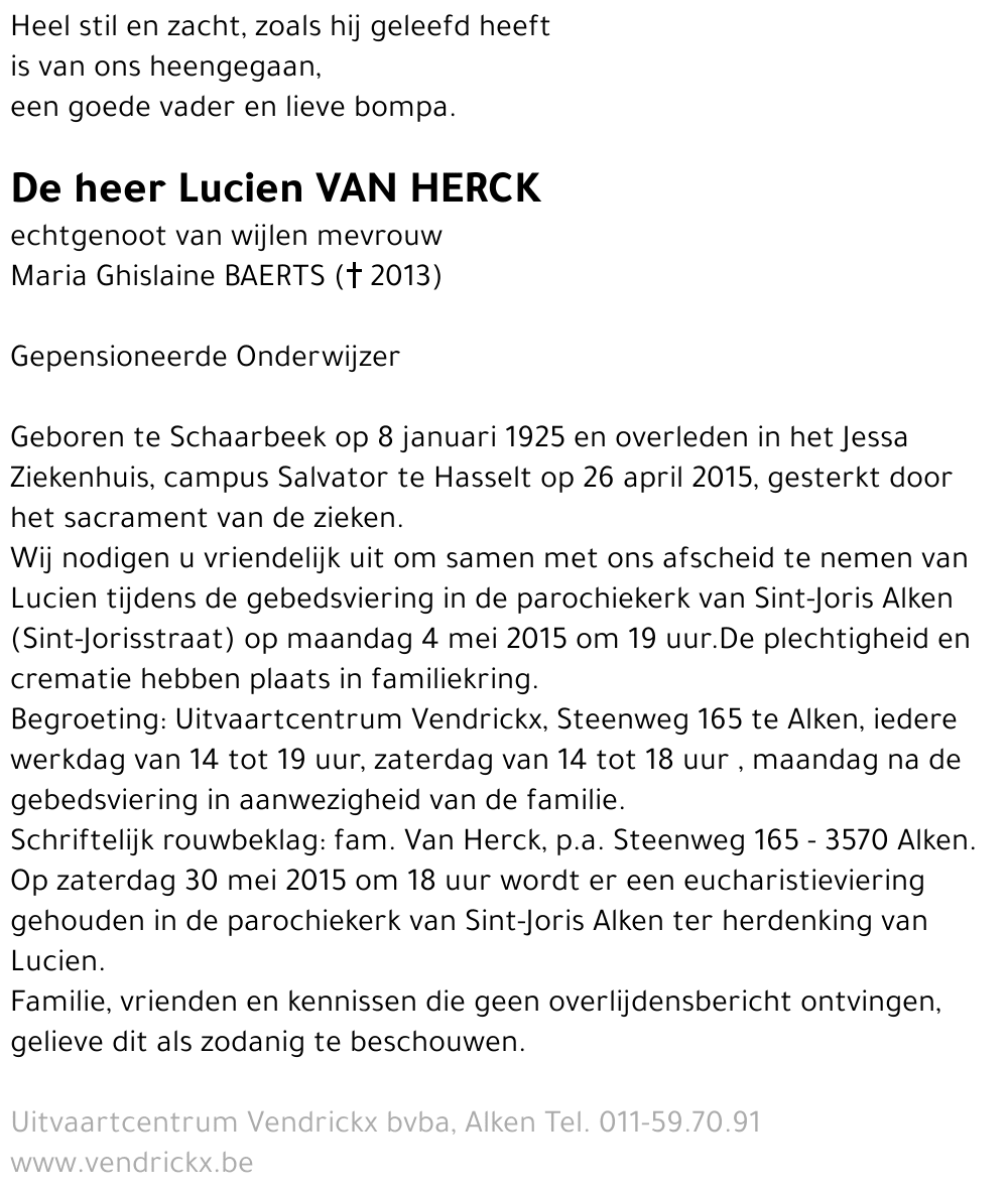 Lucien Van Herck