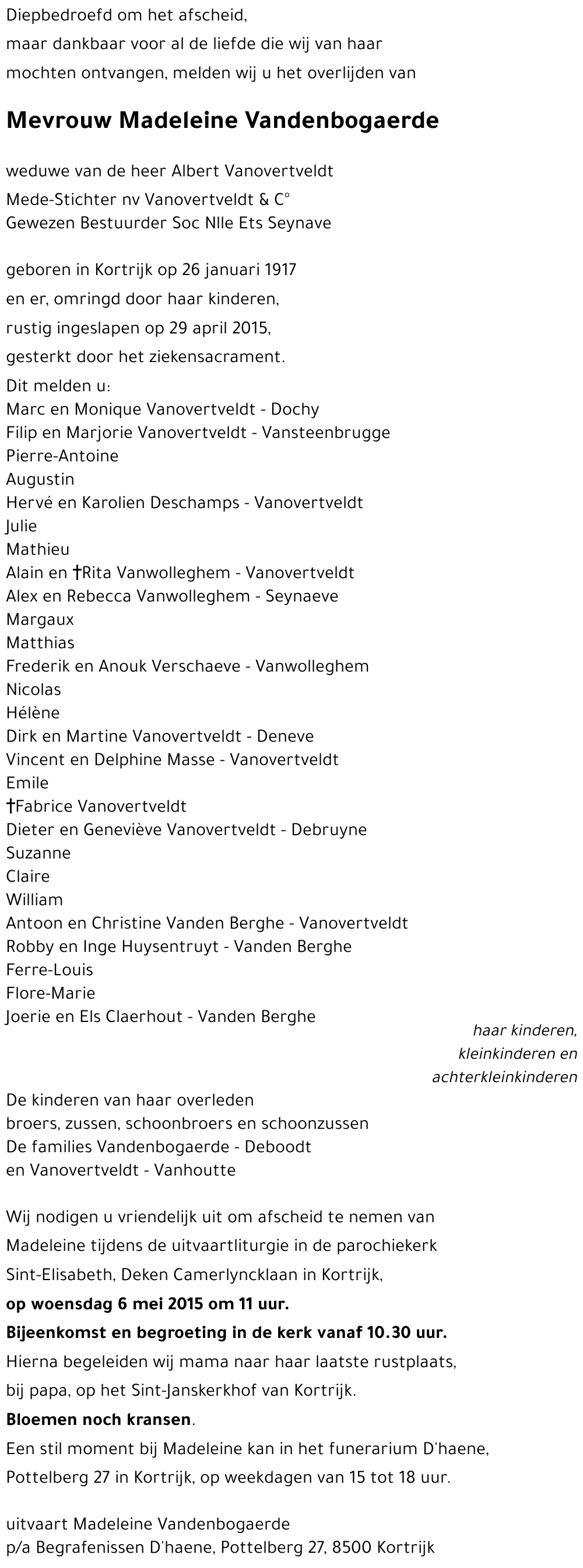 Madeleine Vandenbogaerde