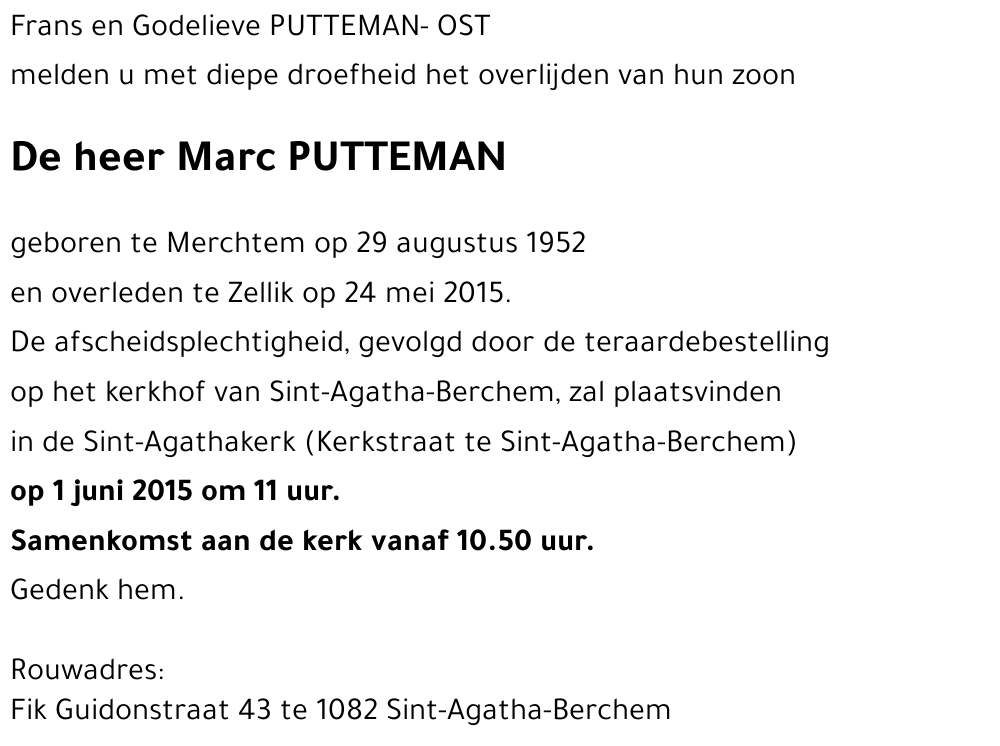 Marc PUTTEMAN