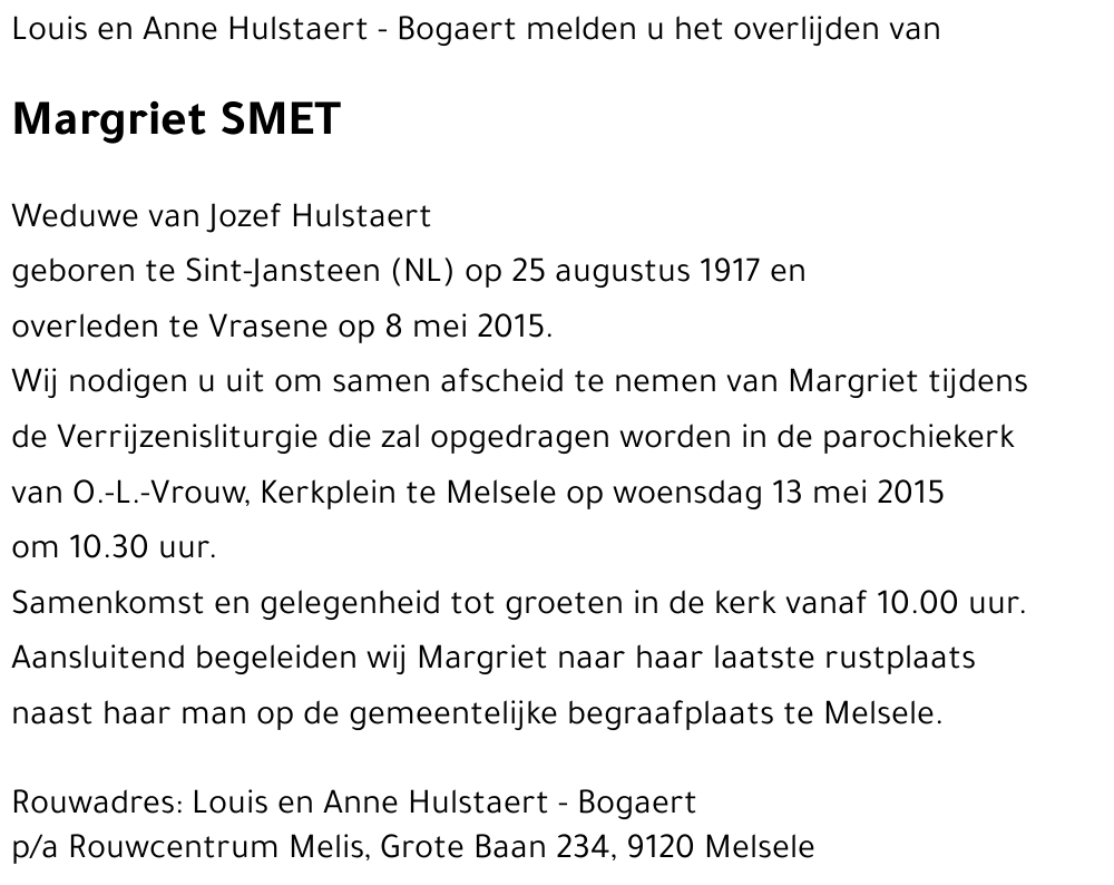 Margriet SMET