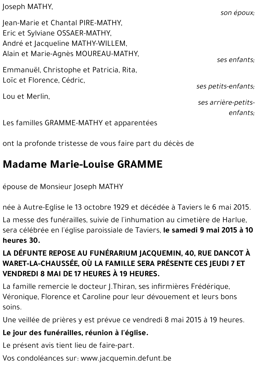 Marie-Louise GRAMME