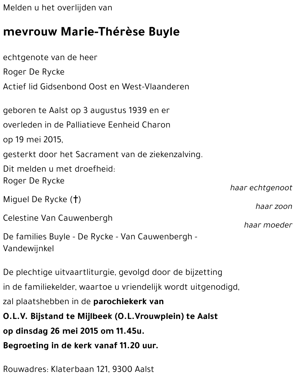 Marie-Thérèse Buyle