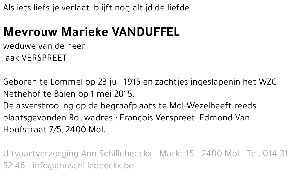 Marieke Vanduffel