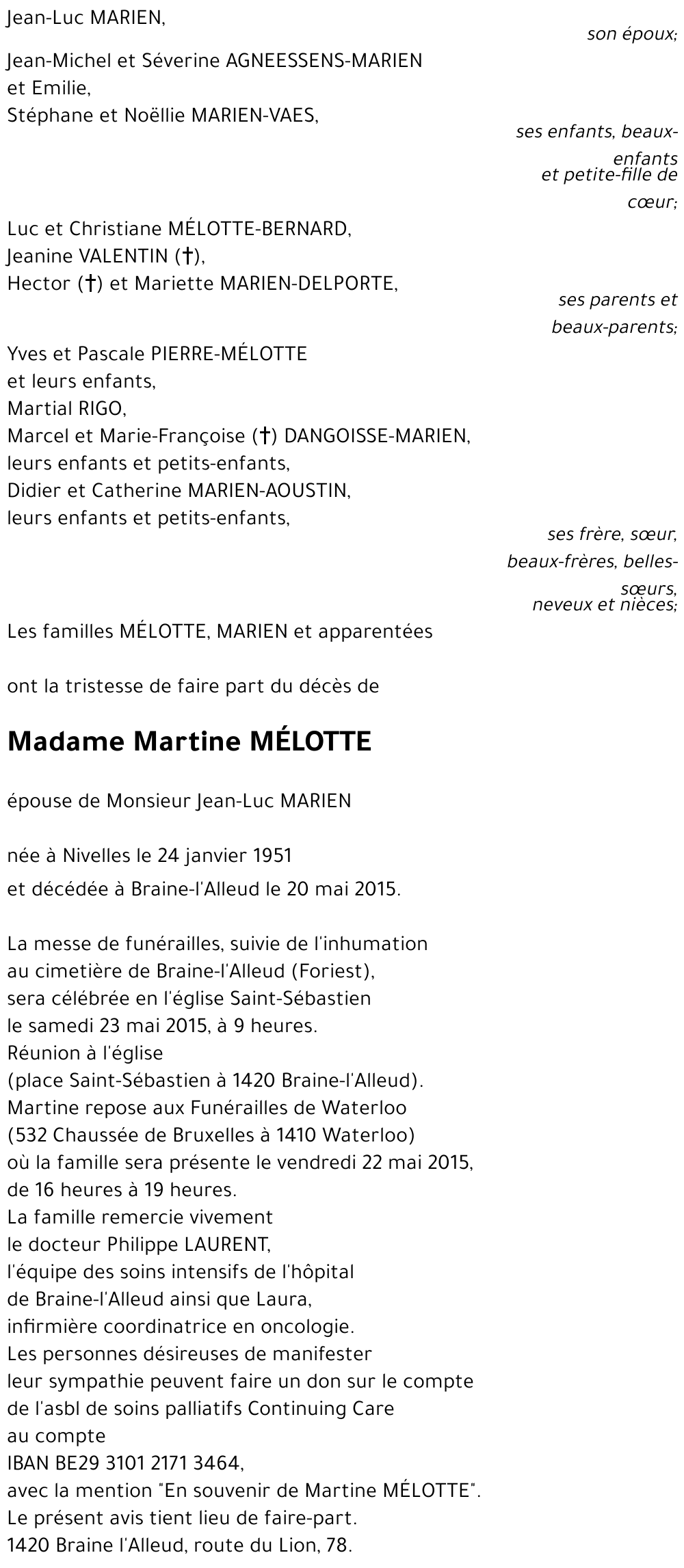 Martine MELOTTE