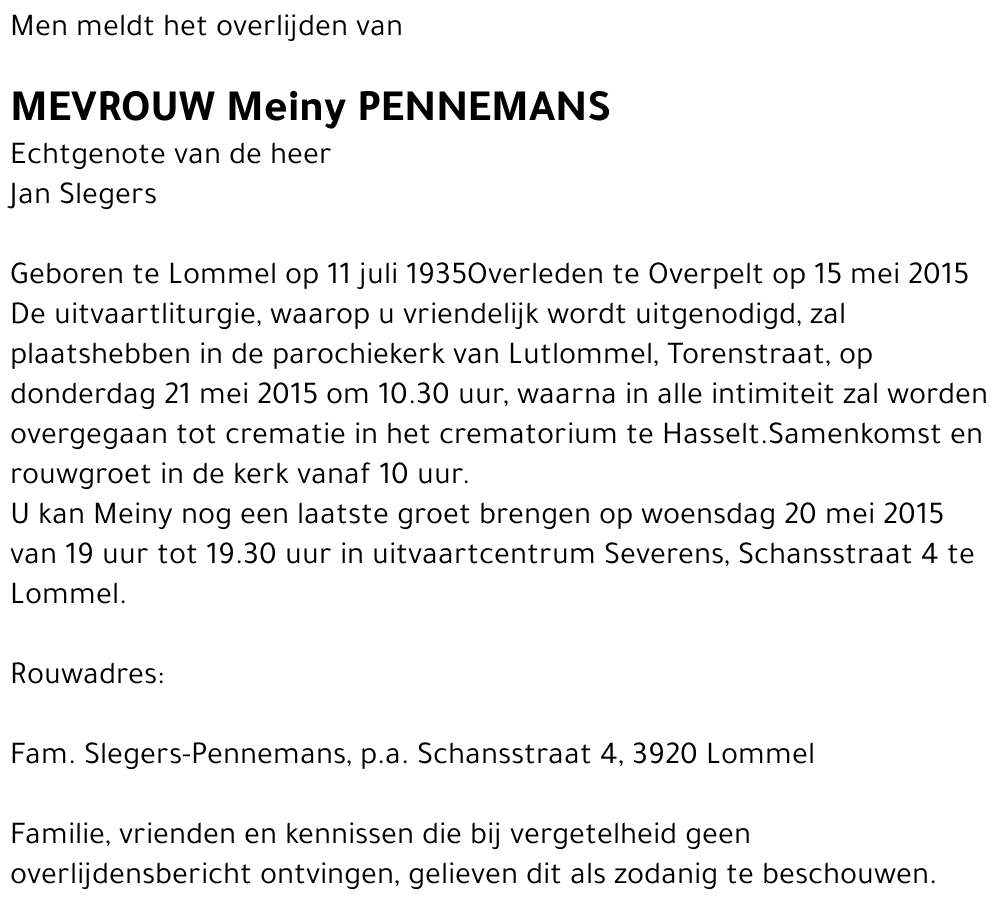 Meiny Pennemans