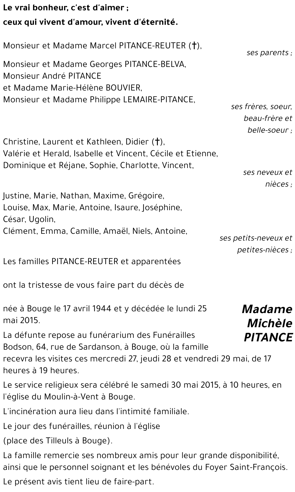 Michèle PITANCE