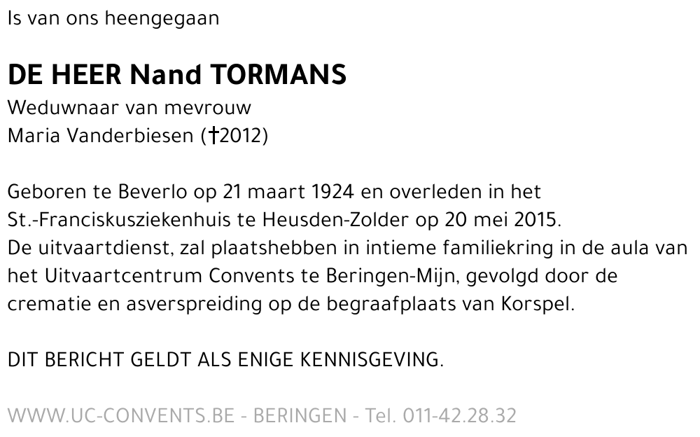Nand Tormans