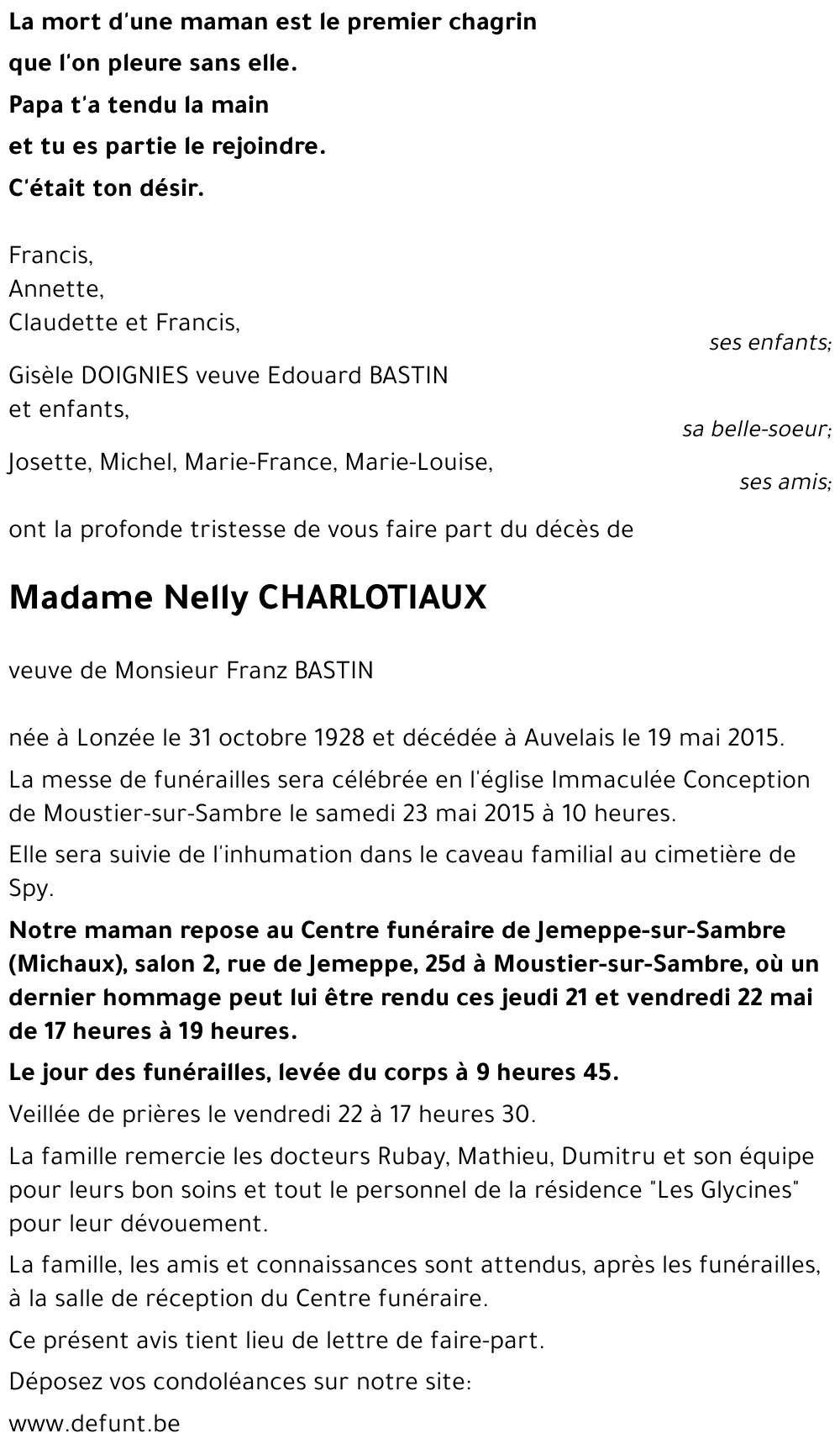 Nelly CHARLOTIAUX