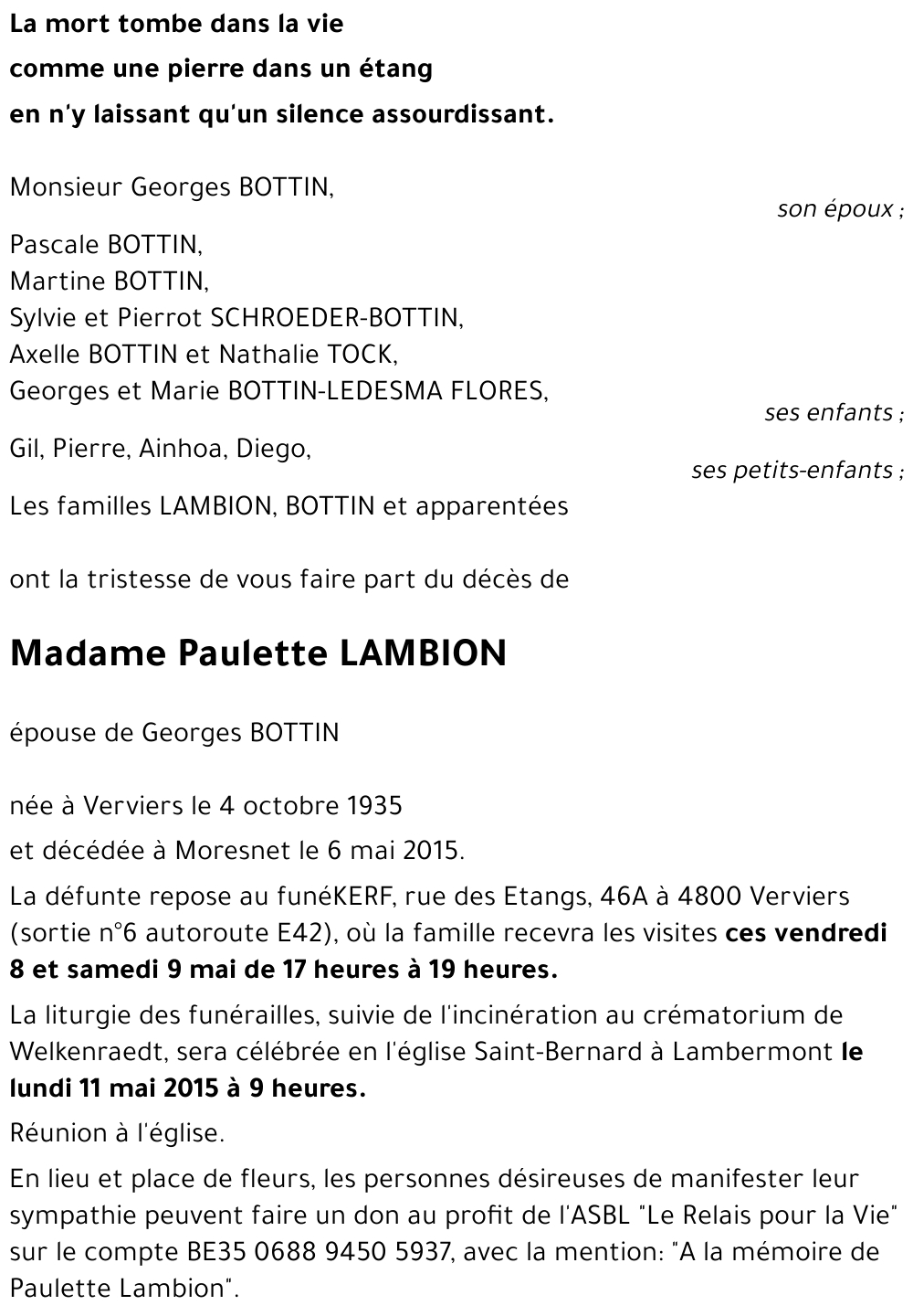 Paulette LAMBION