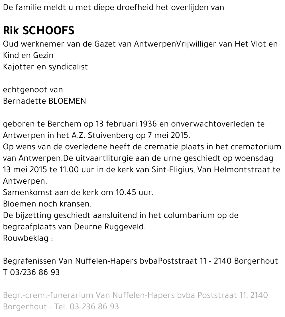Rik Schoofs