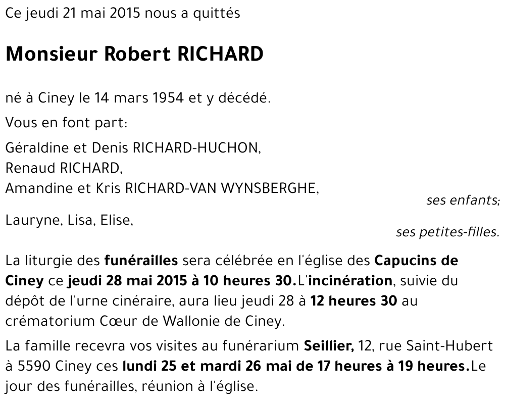Robert RICHARD