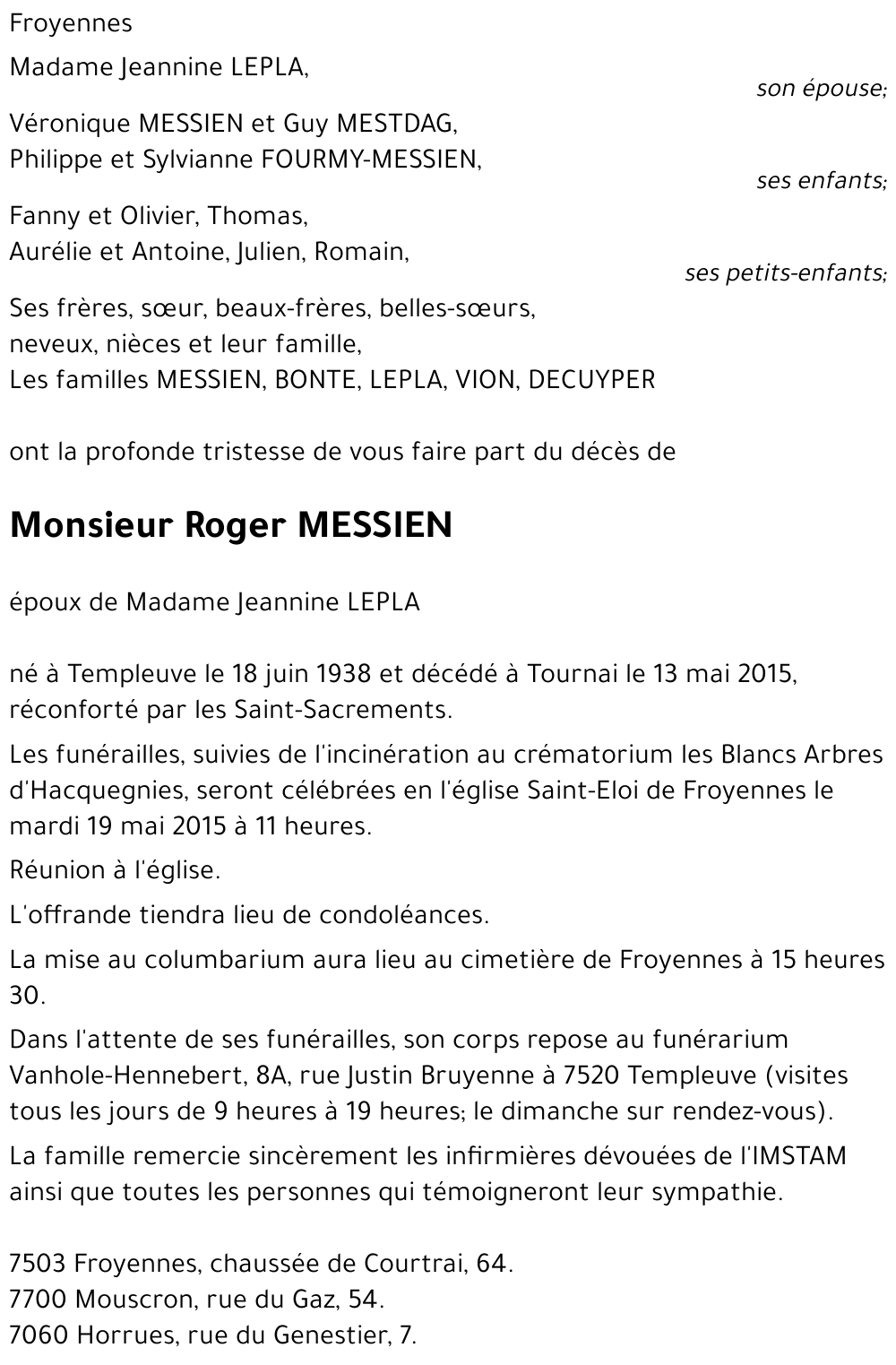 Roger MESSIEN