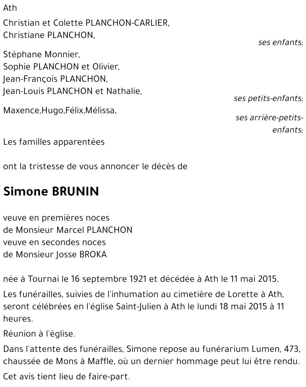 Simone BRUNIN