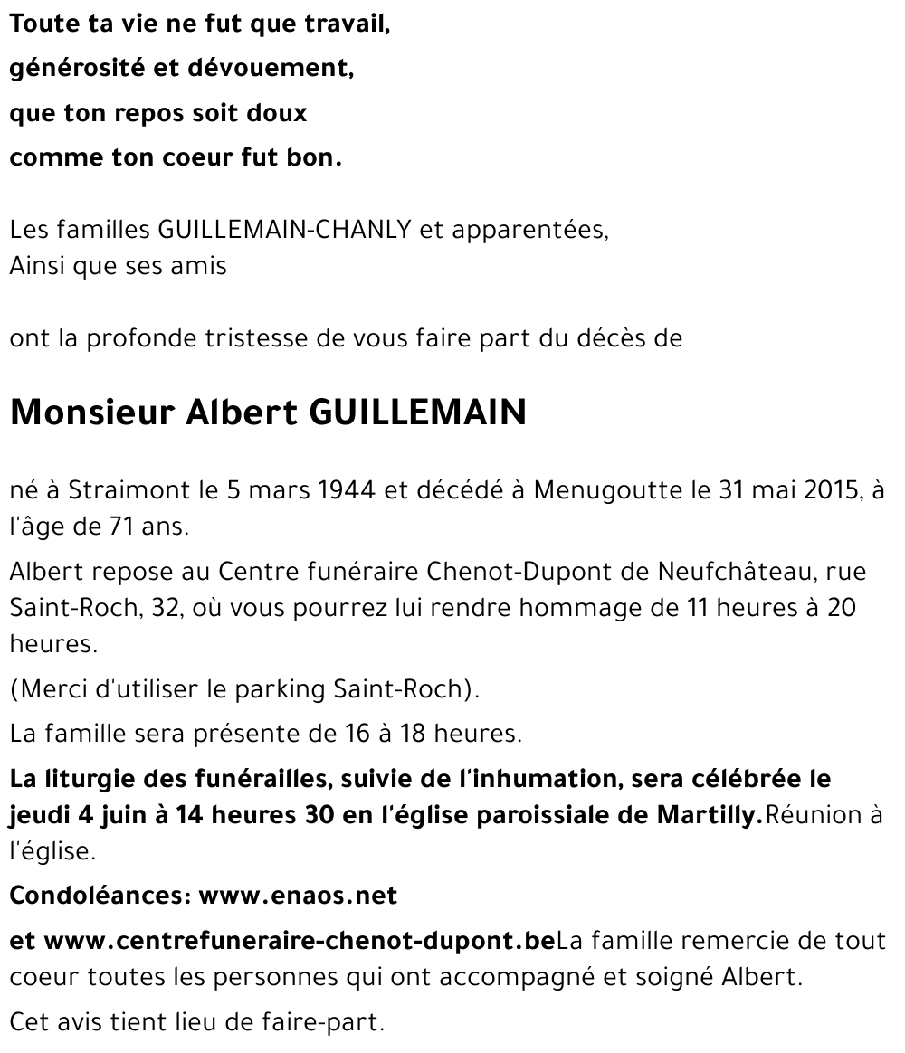 Albert GUILLEMAIN