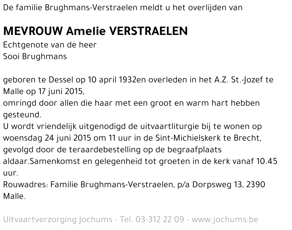 Amelie Verstraelen