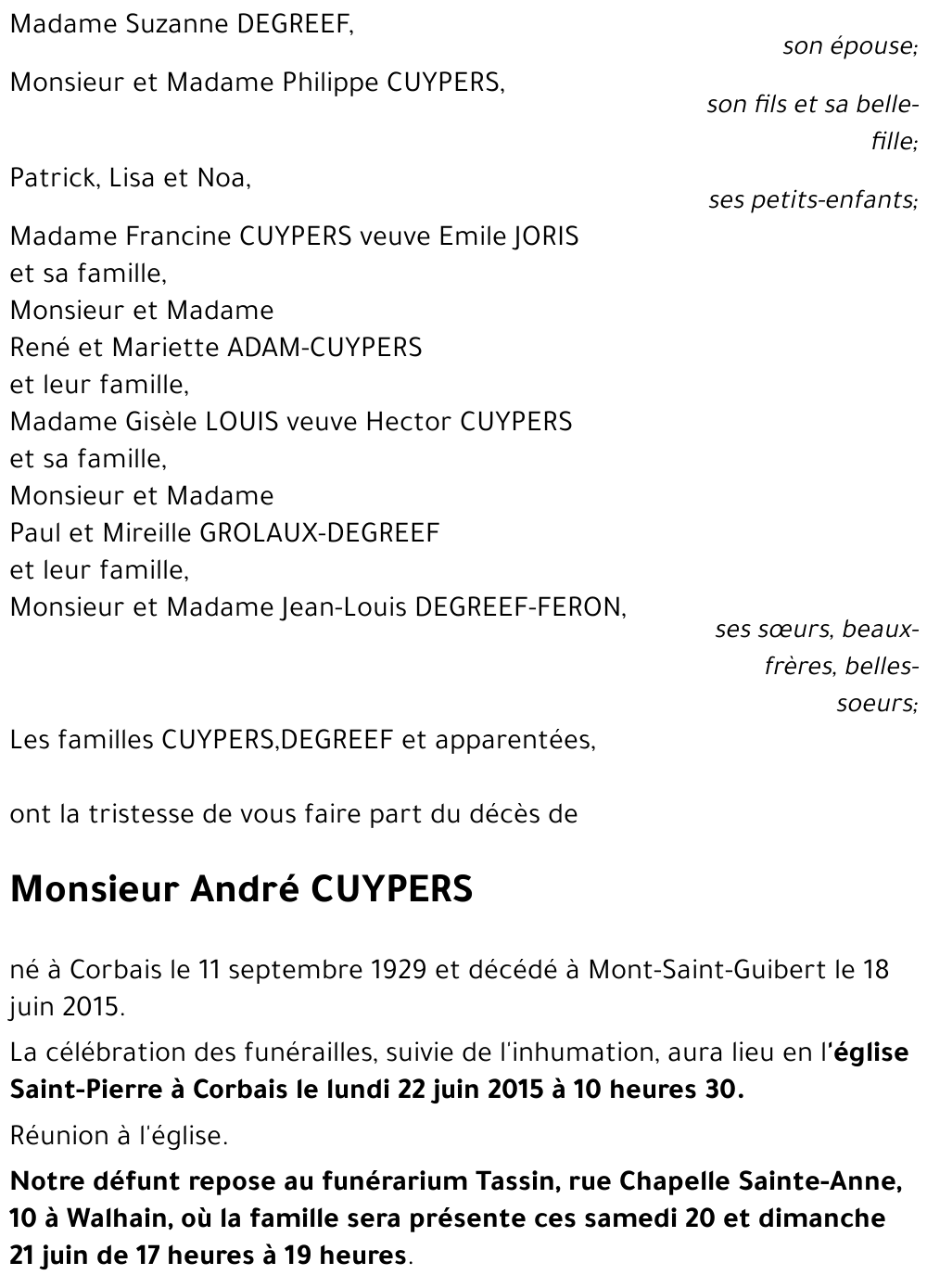 André CUYPERS