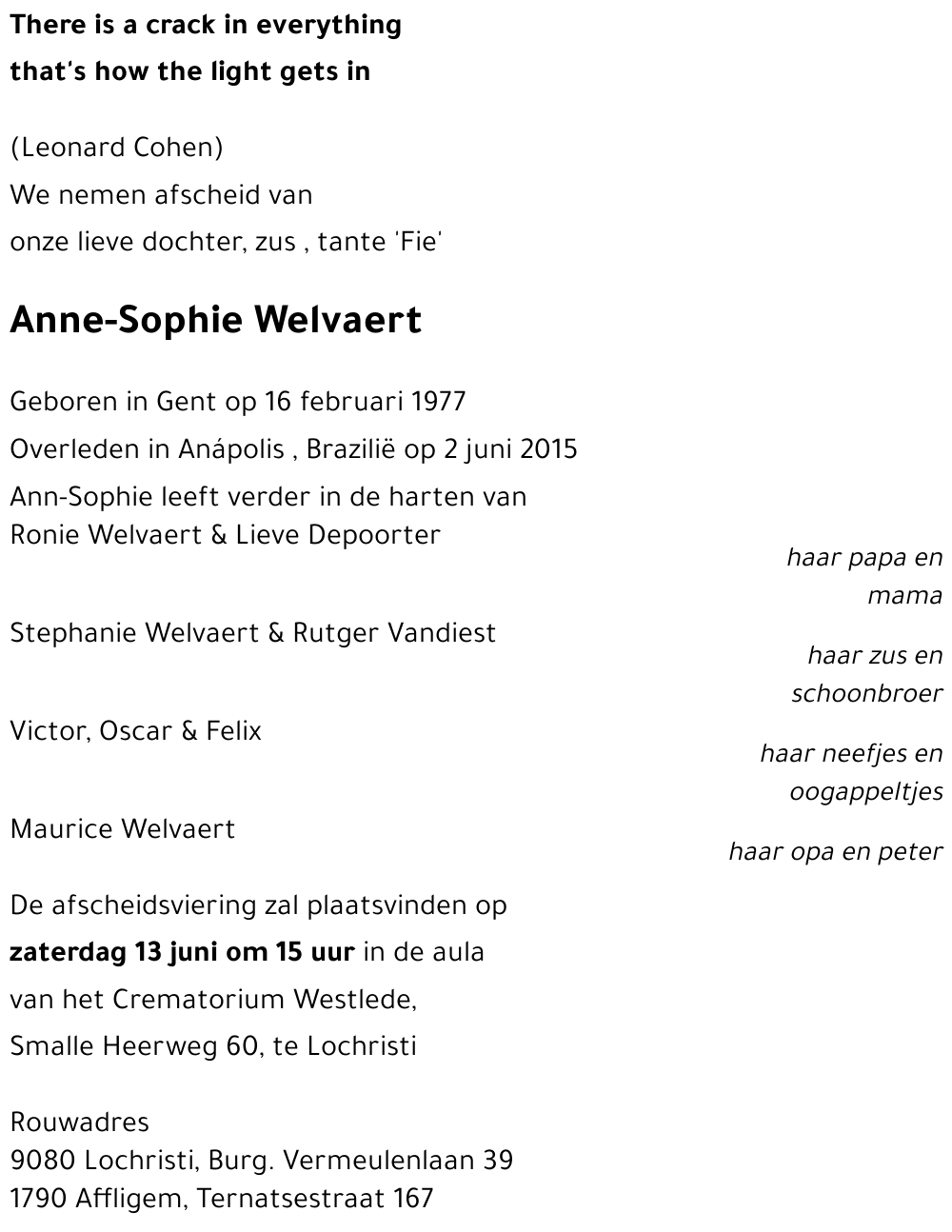 Anne-Sophie Welvaert