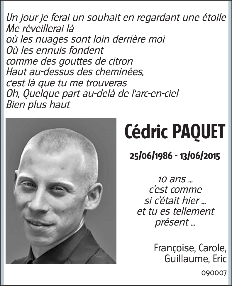 Cédric PAQUET