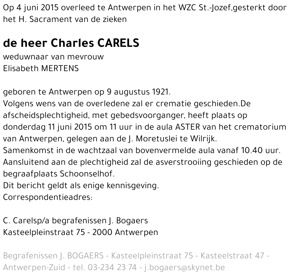 Charles Carels