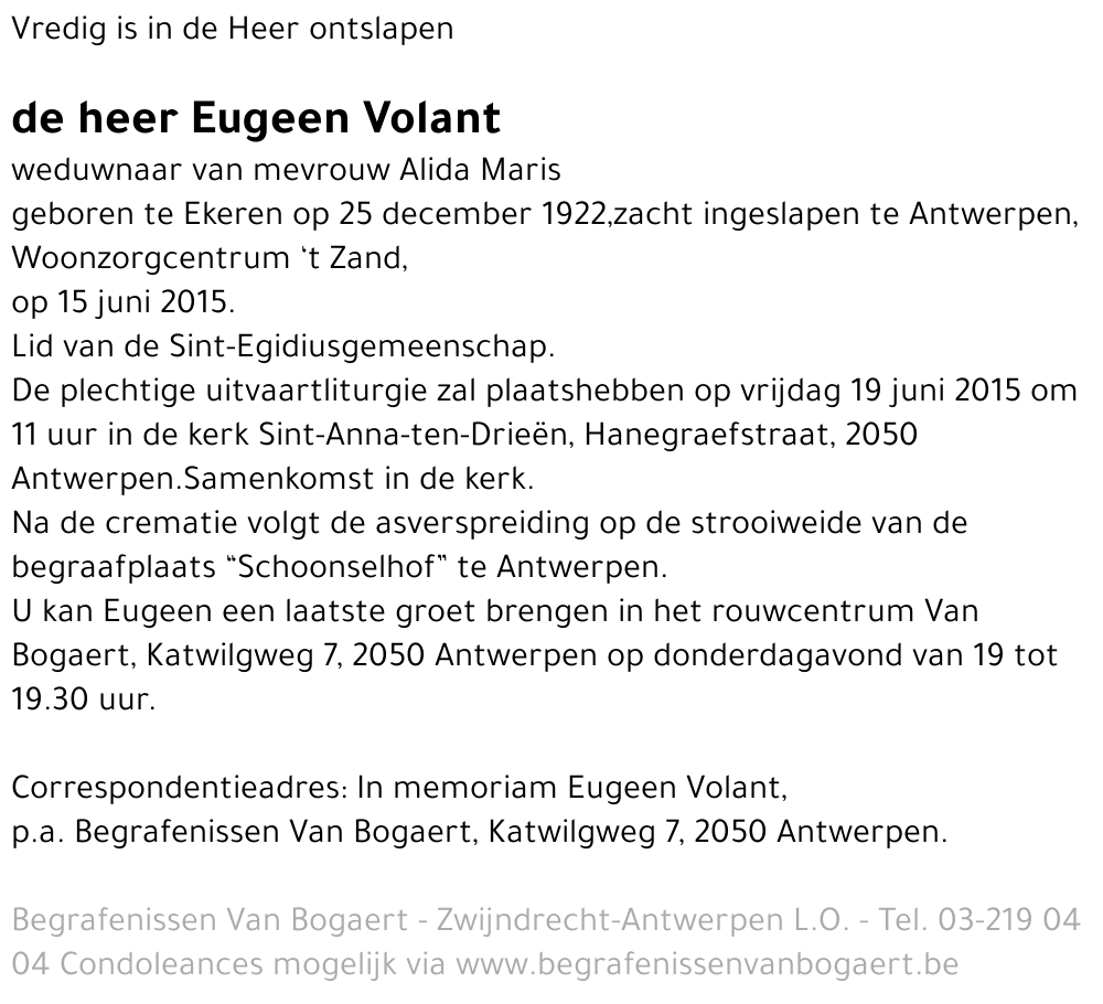 Eugeen Volant