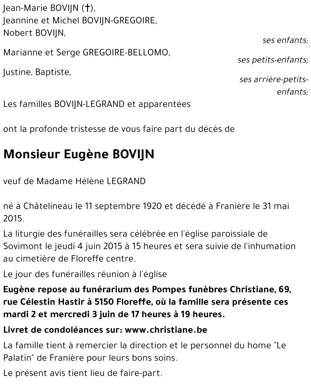 Eugène BOVIJN
