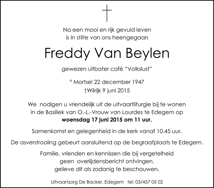 Freddy Van Beylen
