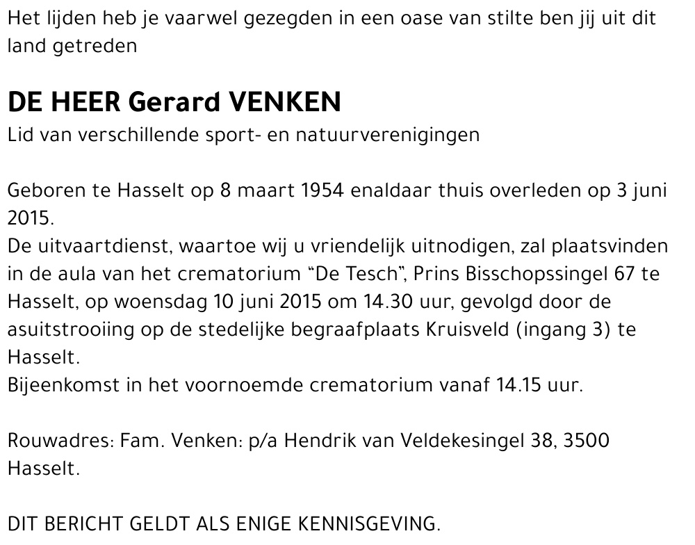 Gerard Venken