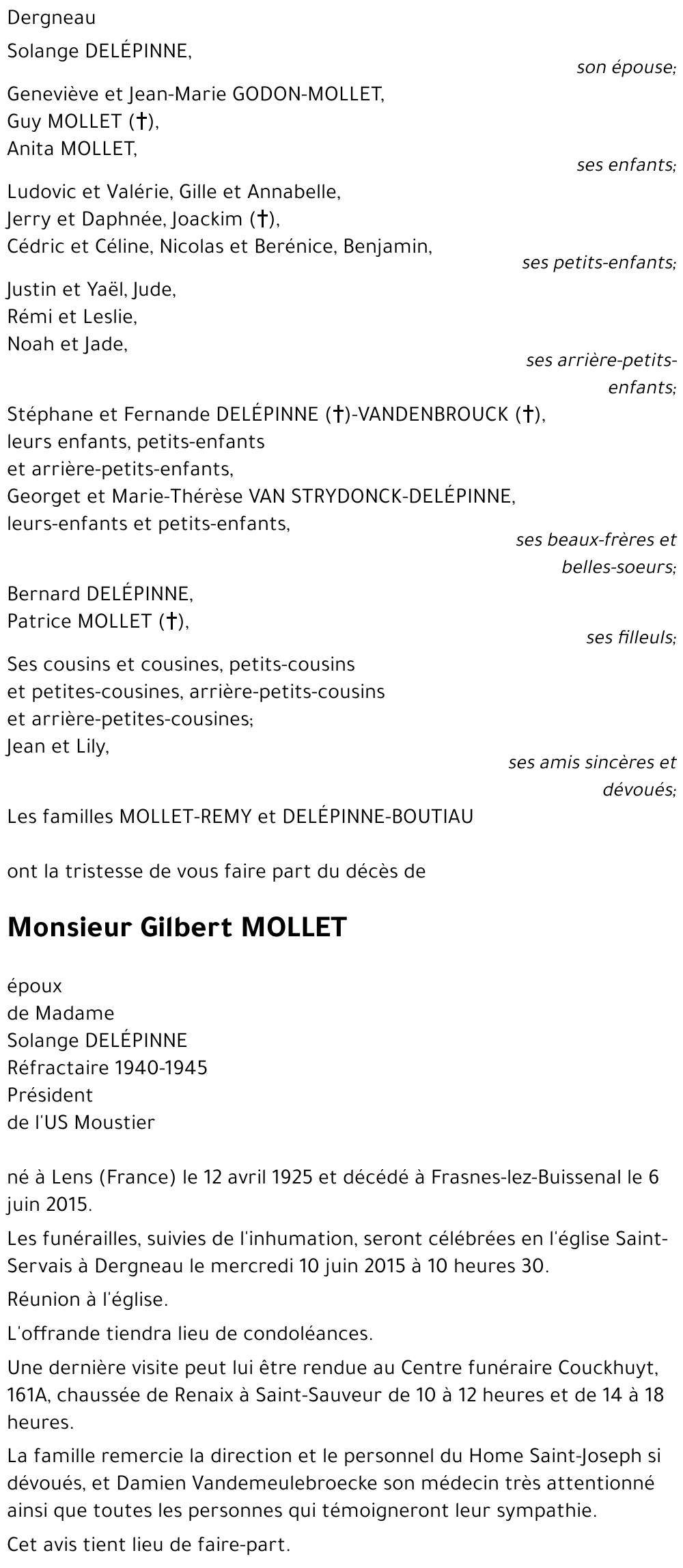 Gilbert MOLLET
