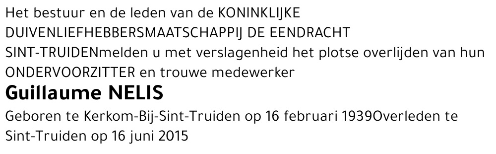 Guillaume Nelis