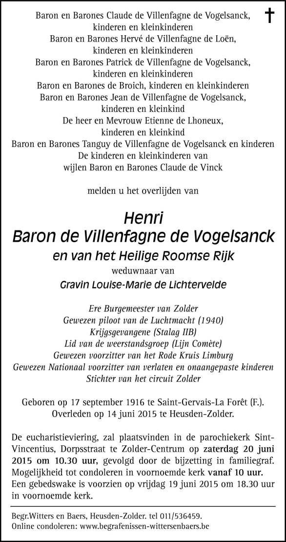 Henri de Villenfagne de Vogelsanck