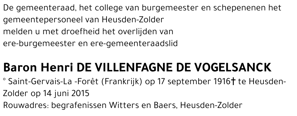 Henri de Villenfagne de Vogelsanck