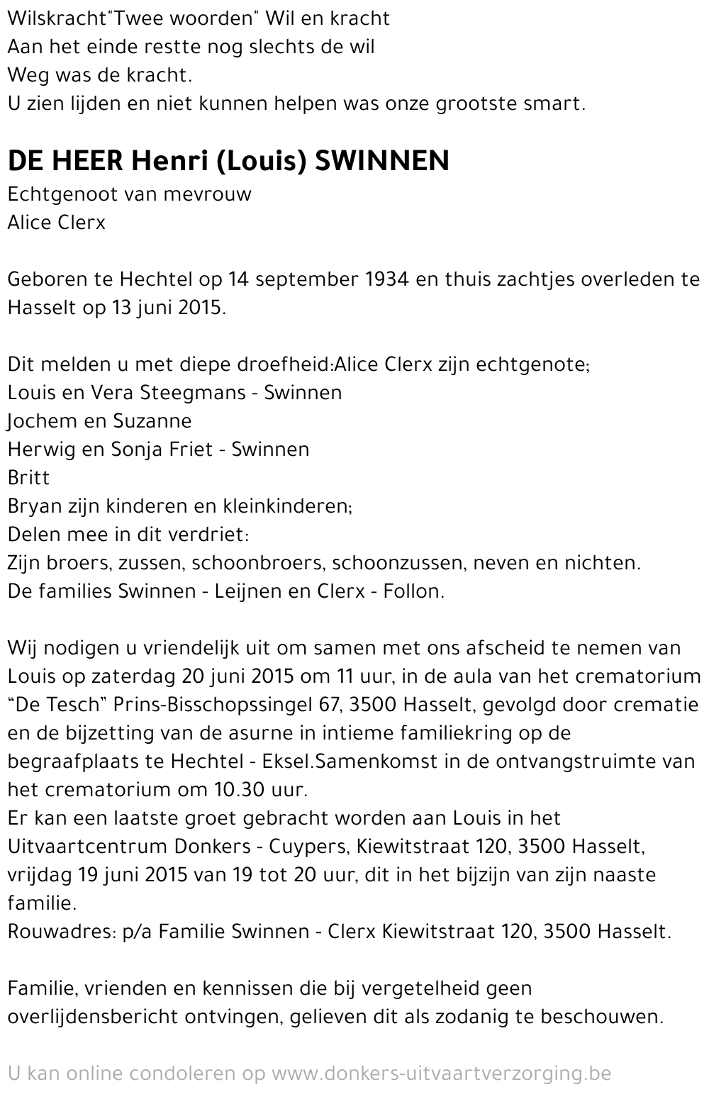 Henri (Louis) Swinnen