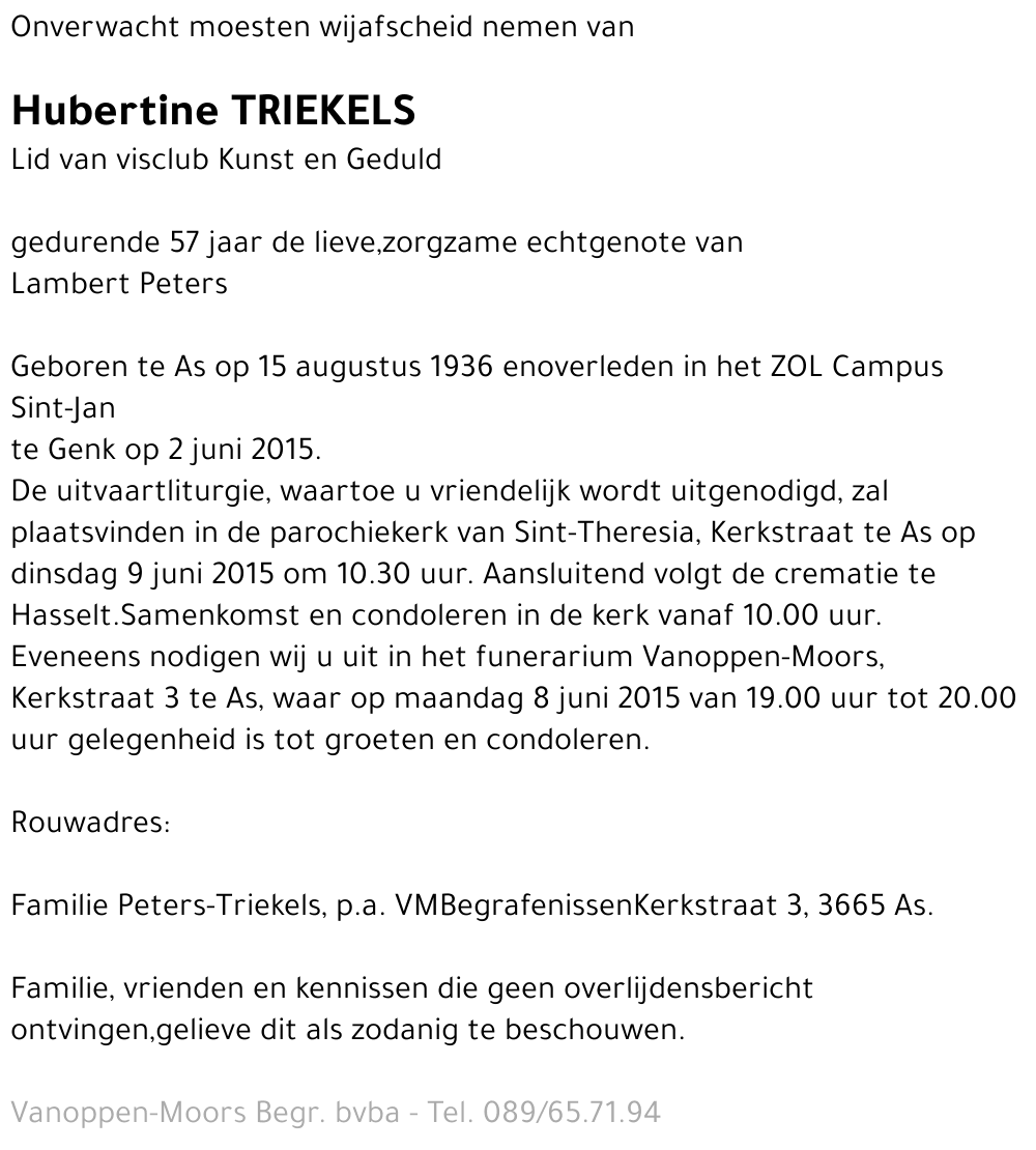 Hubertine Triekels