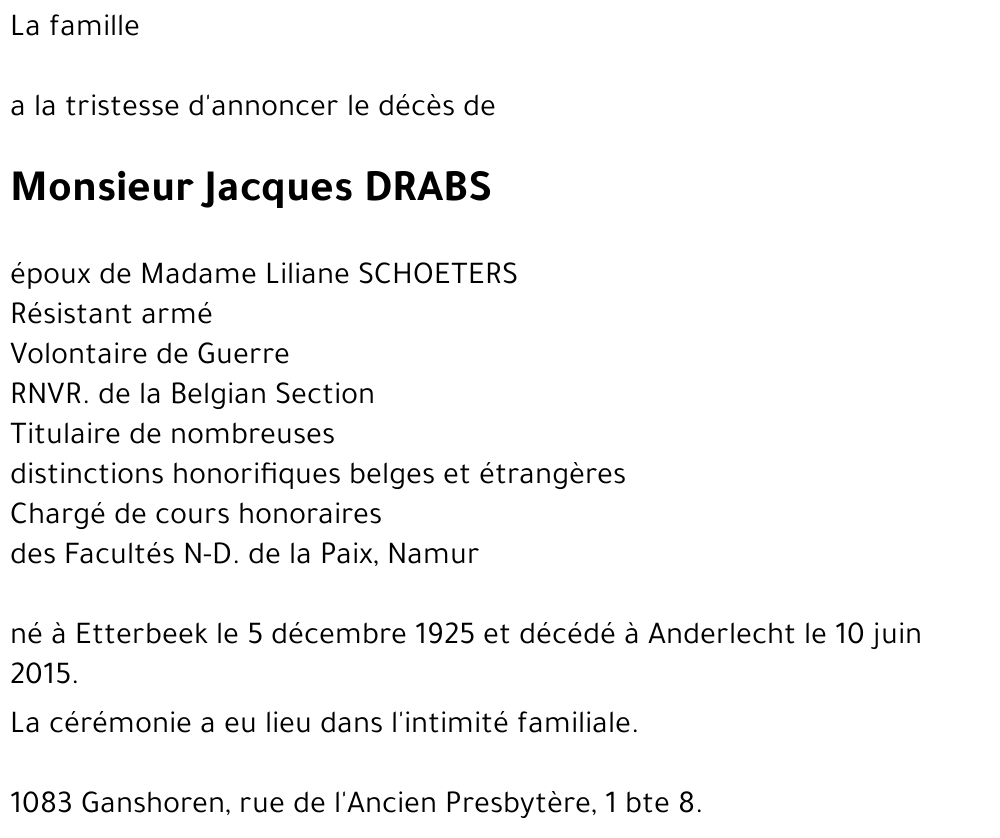 Jacques DRABS