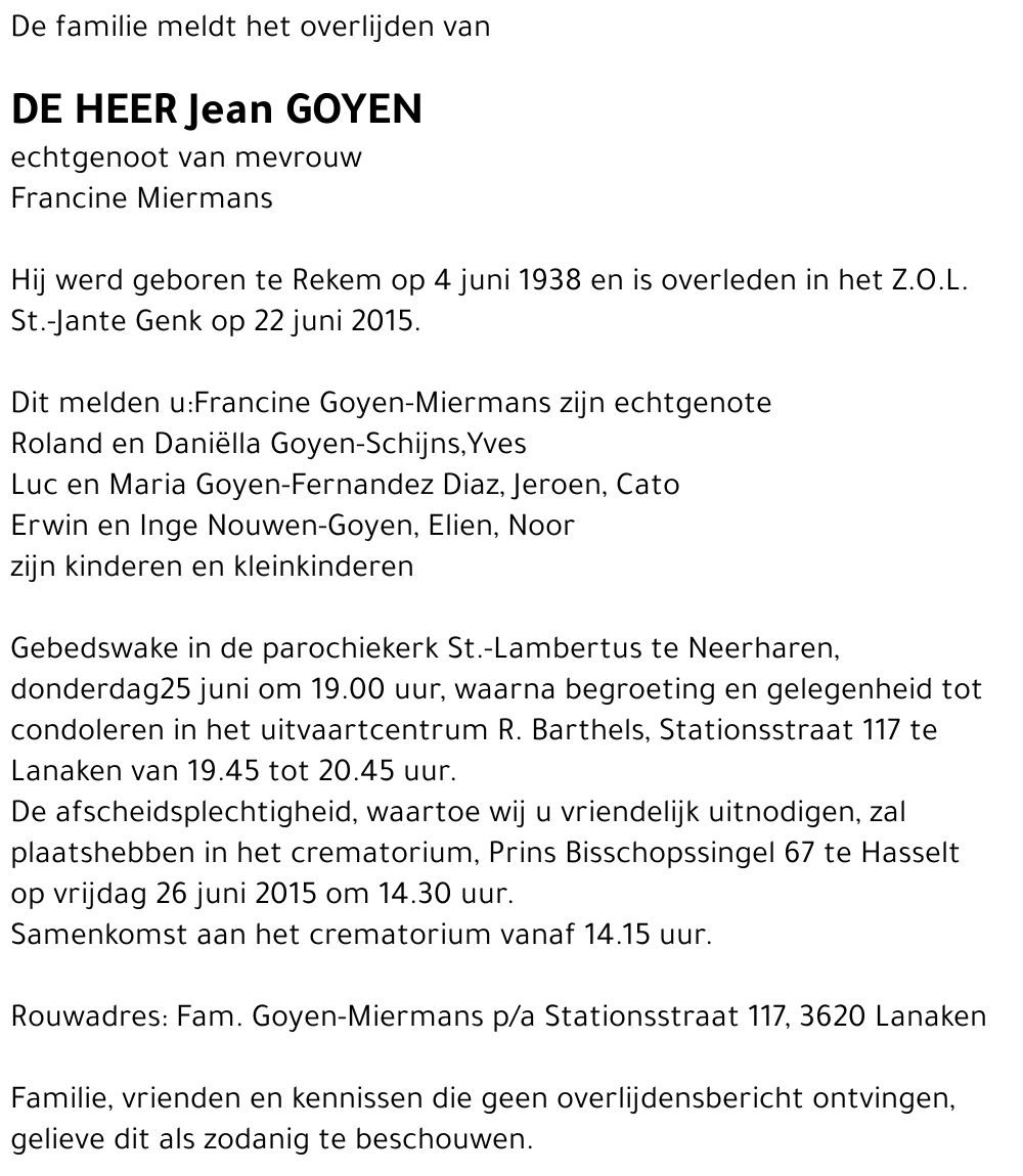 Jean Goyen