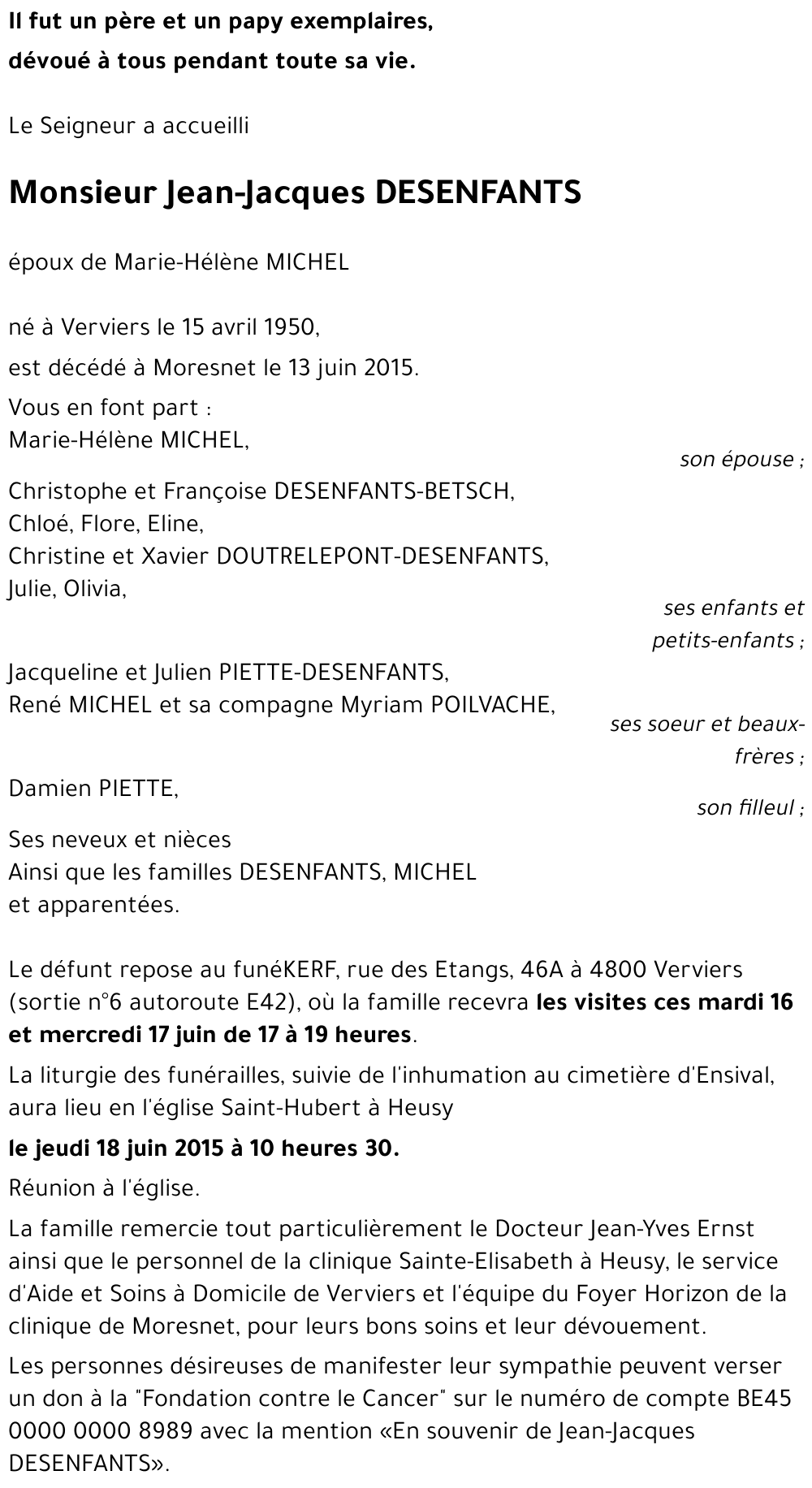 Jean-Jacques DESENFANTS