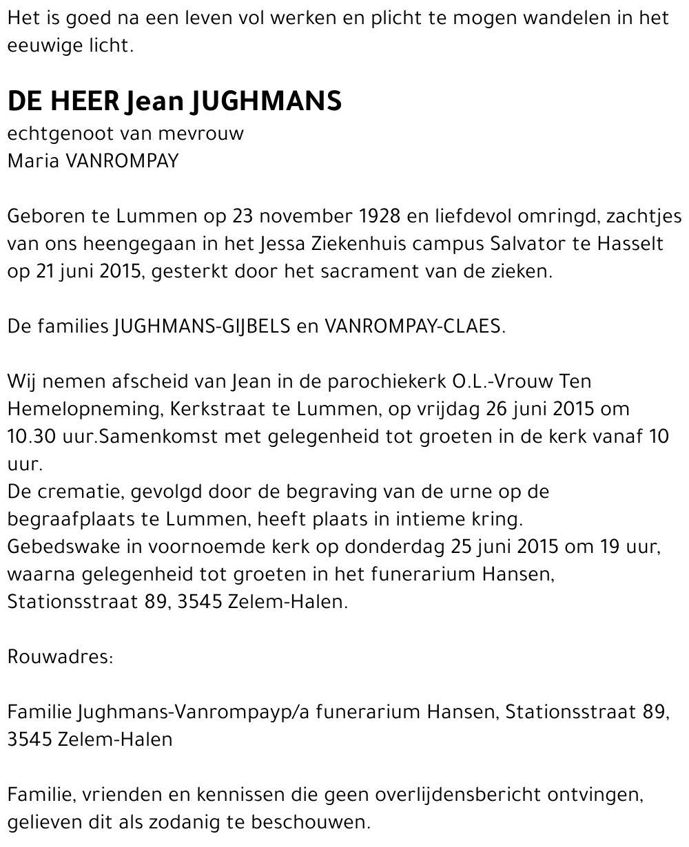Jean JUGHMANS