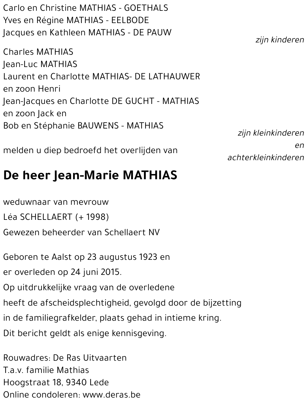 Jean-Marie MATHIAS