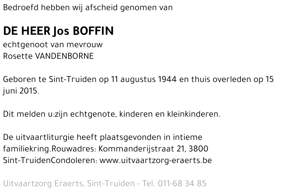 Jos Boffin