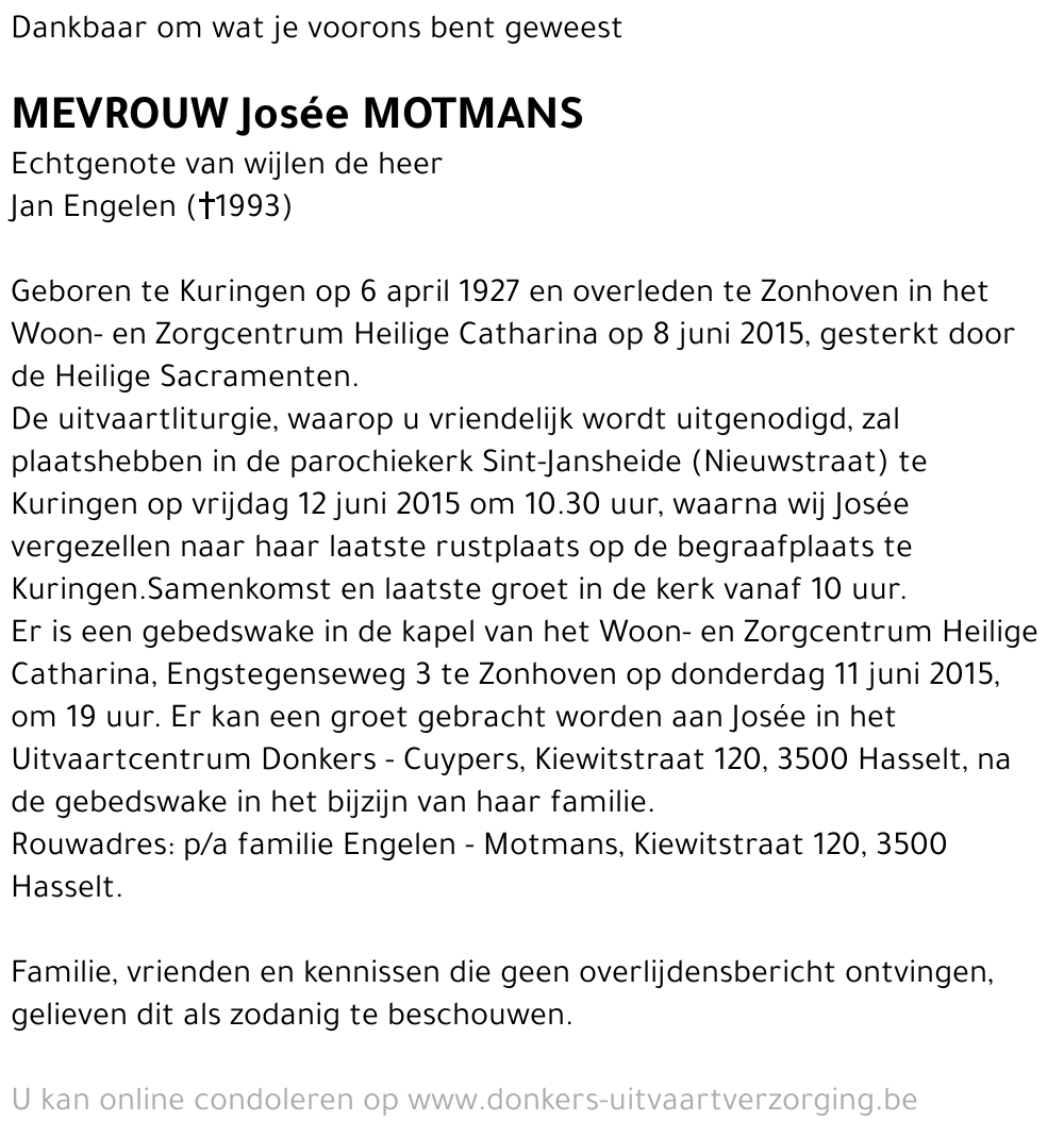 Josée Motmans