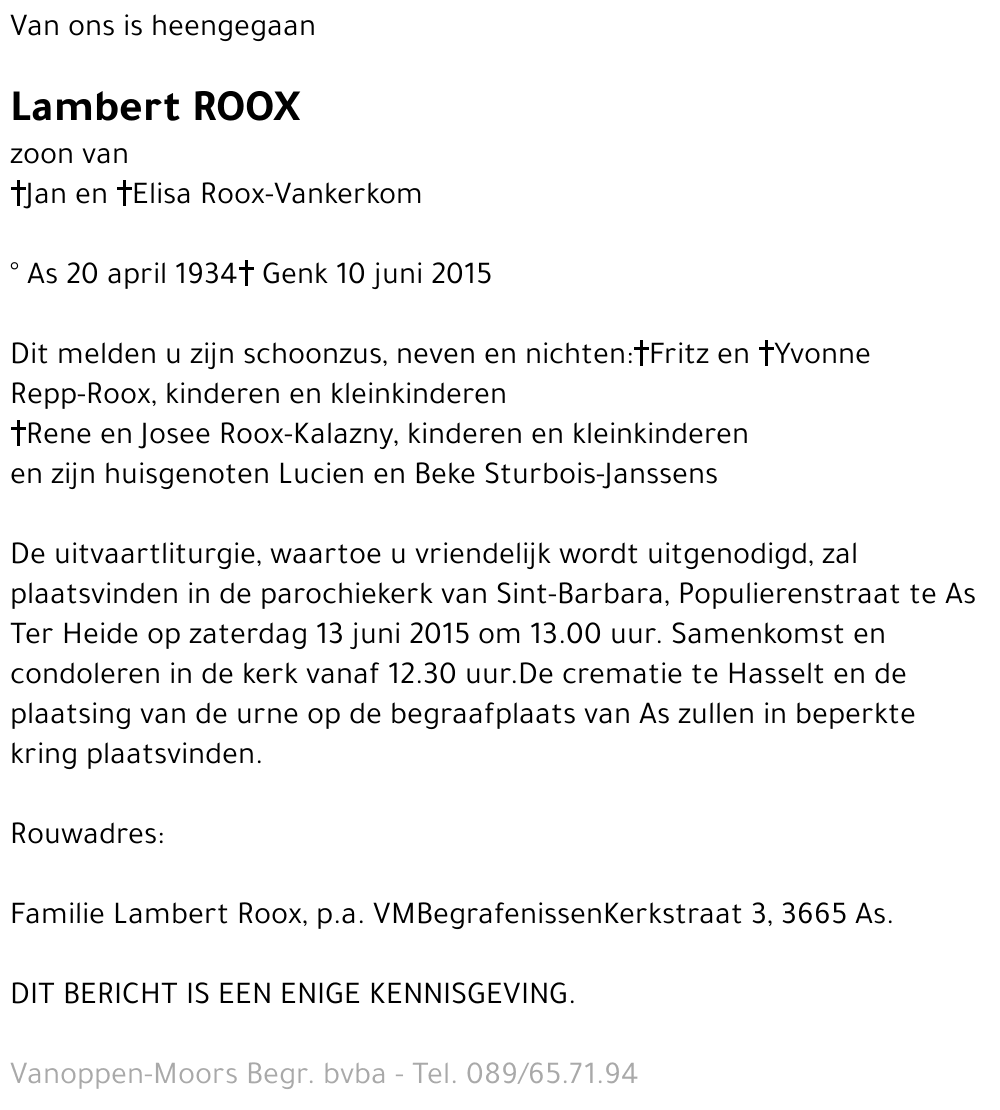 Lambert Roox