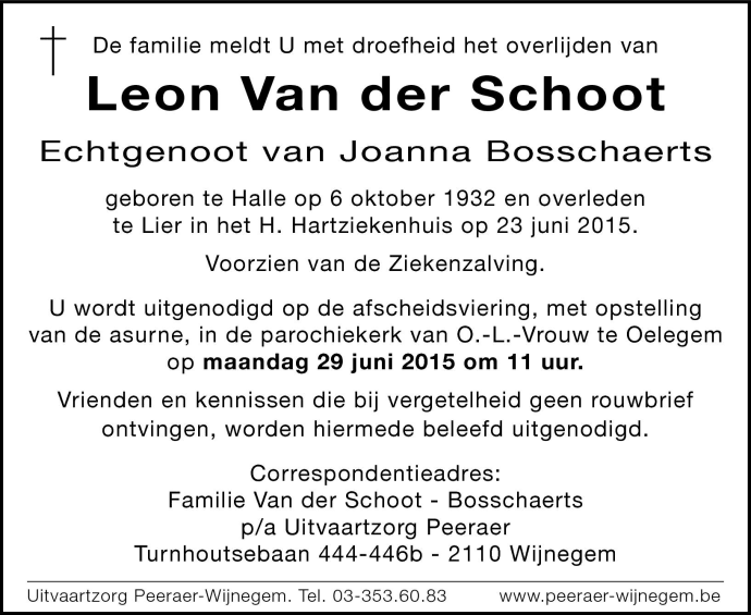 Leon Van der Schoot